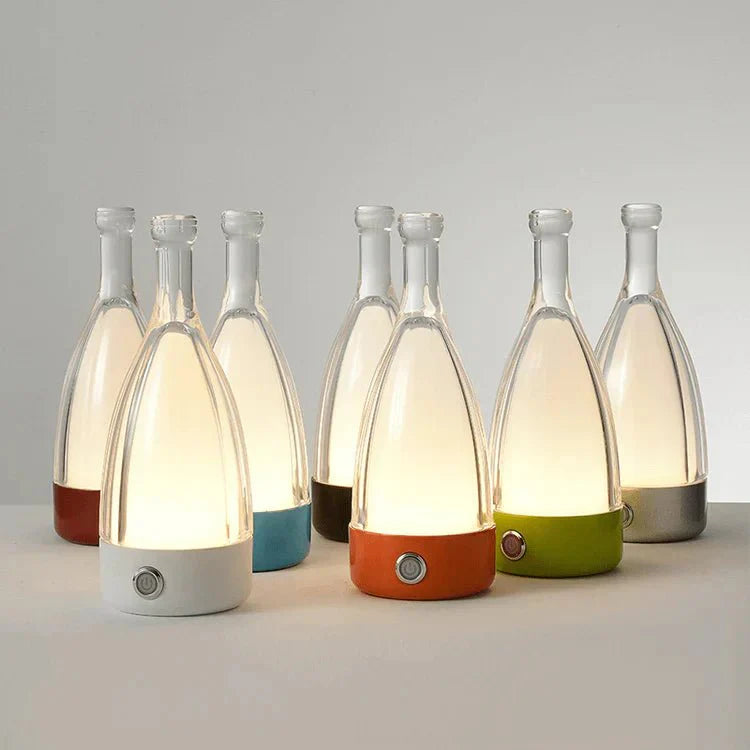 Rechargeable Decorative Night Light in the Shape of a Wine Bottle