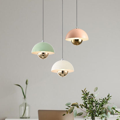 Pod shape lifting pendant lamp 